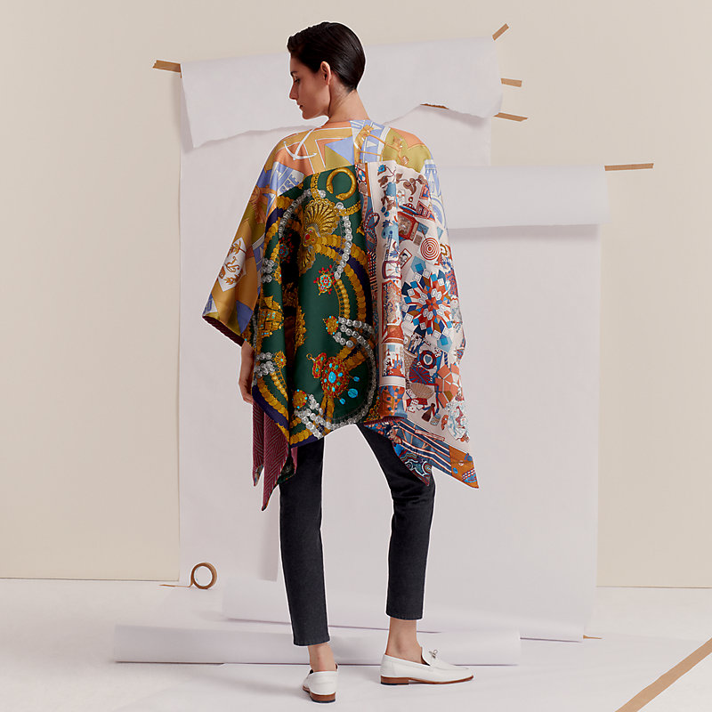 Reversible cape | Hermès UK